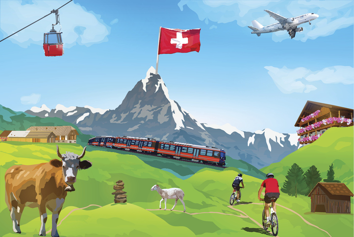 Alps Matterhorn card